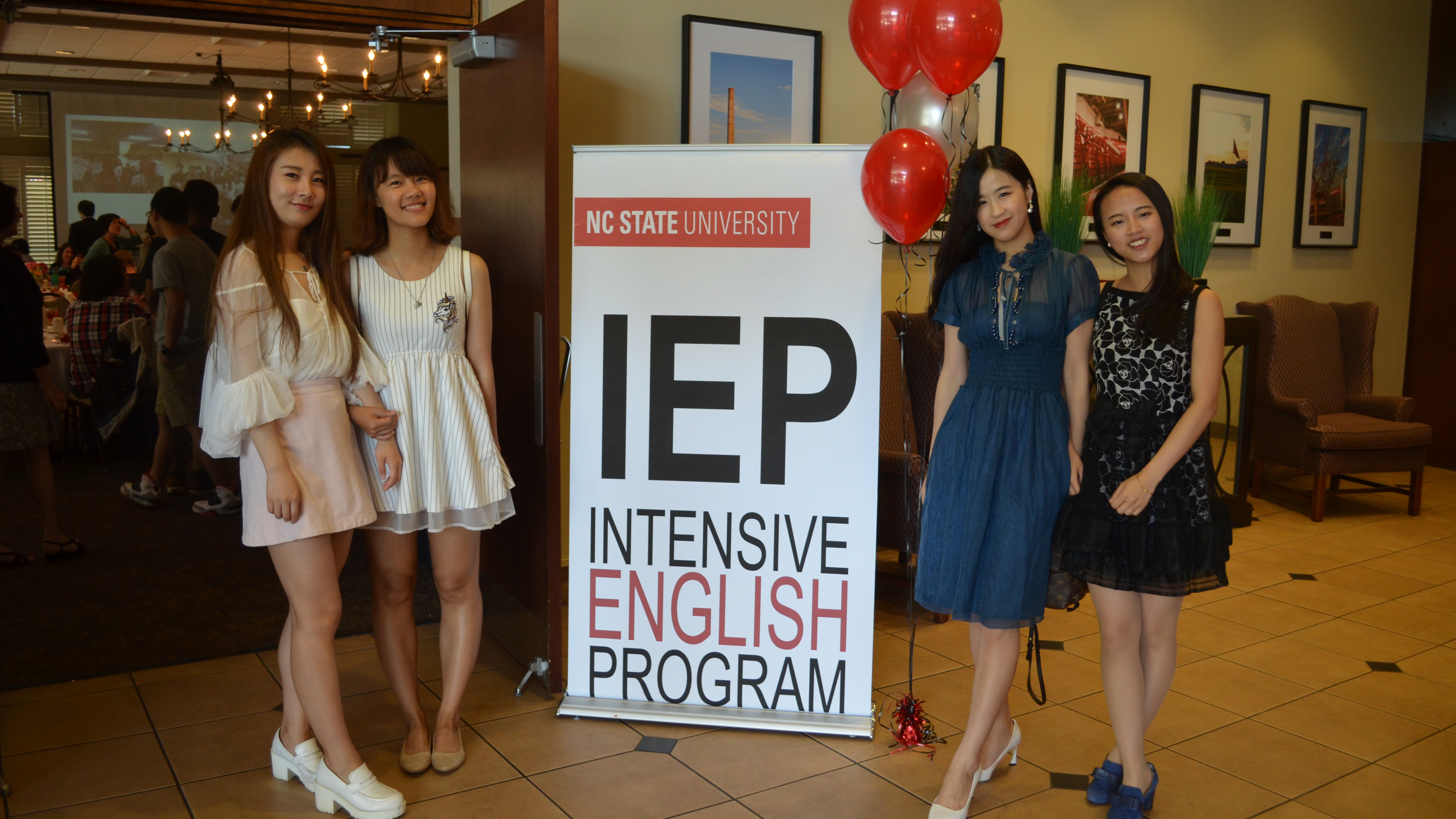 IEP students dressed up for the Completion Ceremony.